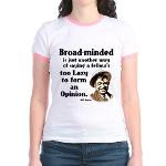 Will Rogers Quote - Broadminded is just another wa