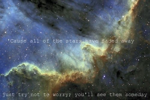 galaxy, hipster, indie, oasis, stars, text - inspiring picture on F...