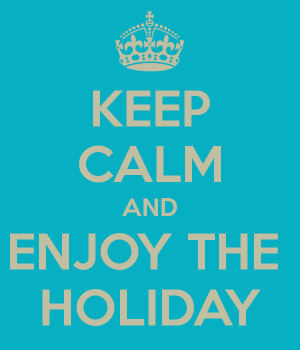 holiday keep calm quotes