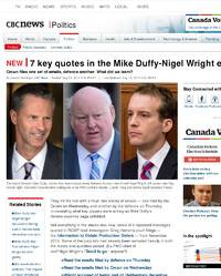 ... as Mike Duffy's expense saga unfolded. Here are a few highlights