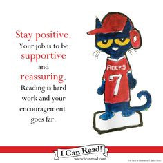 Pete the Cat on optimism. More
