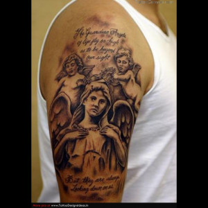 Religious Tattoos Cherub Picture #11343