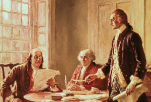 Benjamin Franklin, John Adams, and Thomas Jefferson would both make ...