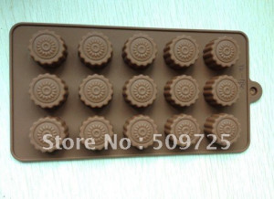 Silicone Flower Shape Chocolate Molds Candy Ice Mold Cake Moulds