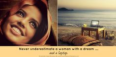 ... # muslim woman # business # laptop # dream # work # muslim woman in