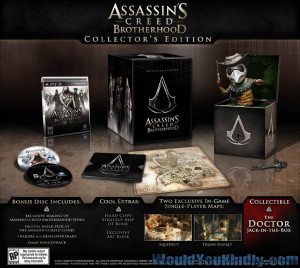 Assassin’s Creed: Brotherhood Collector’s Edition revealed