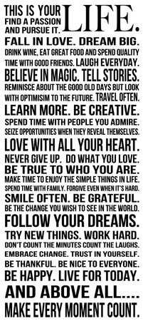 Motivational Wallpaper on Life : THIS IS YOUR LIFE. FIND A PASSION AND ...