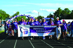 ... the MAU track on Saturday evening at the Relay for Life of Bennington