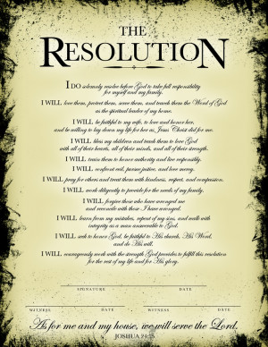 The Resolution. From the movie 