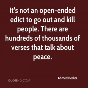 It's not an open-ended edict to go out and kill people. There are ...