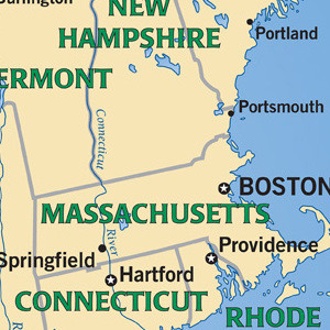New England Territory Map