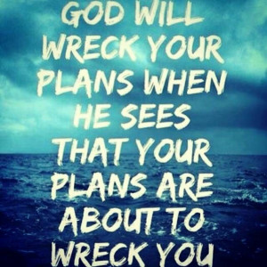 God's plans