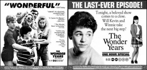 The Wonder Years' TV Guide magazine ad for first and final episode