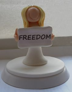 Freedom Divorce Party Cake Topper. Man I needed this a few months ago ...