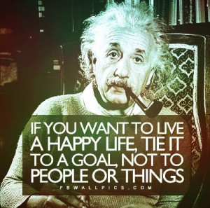 Share this Albert Einstein Live A Happy Life Quote picture with your ...