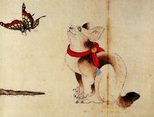 ... painting, 18th century Hokusai Smithsonian Institute, Washington DC