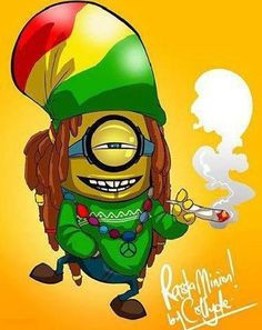 Rasta minion!!! ♡-tblazes. #Jamaican #minion #Despicable Me More