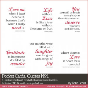 Pocket Cards: Quotes No. 01