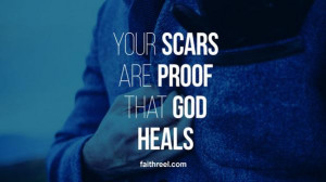 Scar are just the reminder. GOD HEALS. Be sure to visit -> http://t.co ...