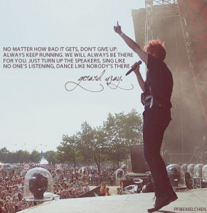 Like Gerard Way My Chemical Romance Mcr Srsly Inspirational Quotes