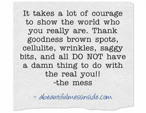 beautiful mess quote...