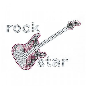 Guitar Sayings Rock star with guitar