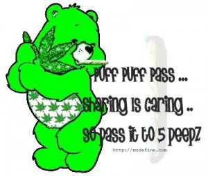 All Graphics » care bears of weed bear