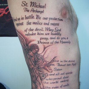 St Michael Archangel Tattoo Designs