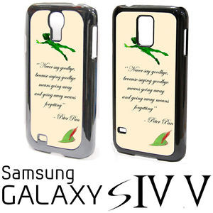 Peterpan-Disney-Quote-Goodbye-Samsung-Galaxy-S4-S5-Plastic-Phone-Case ...