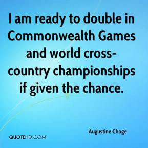 Augustine Choge - I am ready to double in Commonwealth Games and world ...