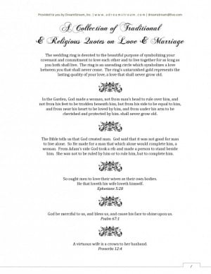 Religious quotes on love and marriage