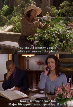 gilmore girls funny quotes -- I freaking love this show