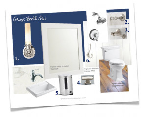 Bathroom Concept Design Sketch By Carol Reed Interior Design