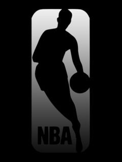 NBA Logo Black and White