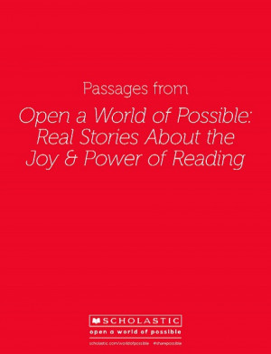 Reading Quotes from Real Stories About the Joy & Power of Reading