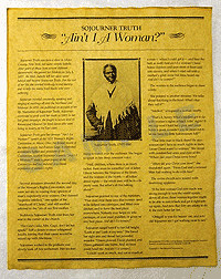 sojourner truth truth s 1851 speech is completely reproduced here
