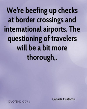 Canada Customs Quotes