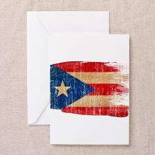 Puerto Rico Flag Greeting Card for