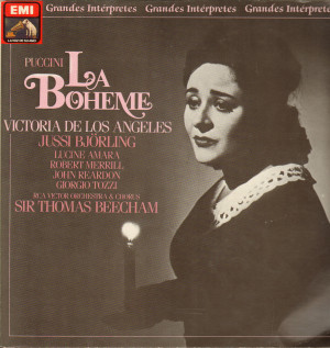 PUCCINI La Boheme Victoria de los Angeles Sir Thomas Beecham 2 LP