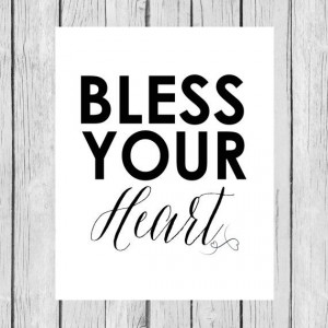 Bless Your Heart Black Southern Sayings Printable by LoveandPrint, $4 ...