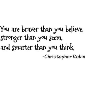 ... than you think Winnie the Pooh Christopher Robin wall art wall sayings