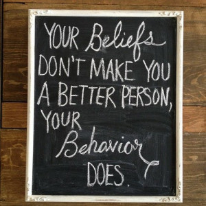 Behavior > Beliefs