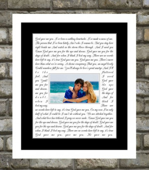 Song Lyrics Wedding Vows Words Quotes: Personalized Wedding Gift ...