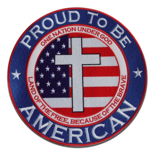 proud to be american one nation under god land of the free because of ...