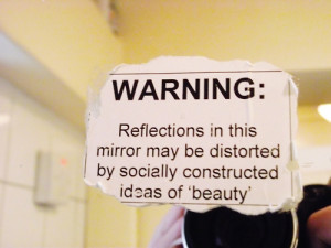 WARNING: Reflections in this mirror may be distorted by socially ...