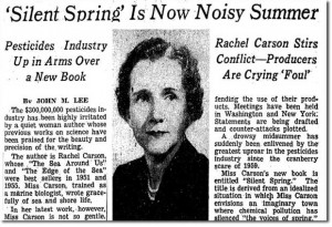 Rachel Carson, author of Silent Spring, and a pioneering modern ...