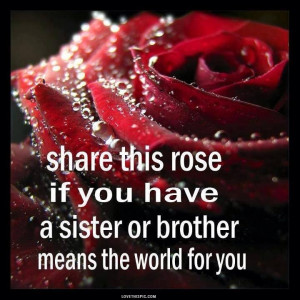 BROTHER AND SISTER QUOTES FOR FACEBOOK