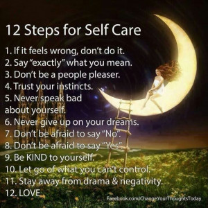 12 Steps for Self Care
