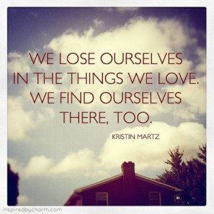 lose yourself. find yourself