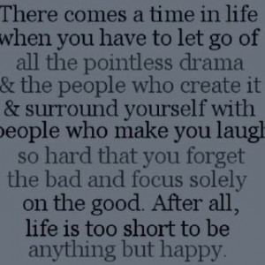 Let go of the haters